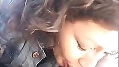 Indian girl in car blowjob sucking cock - indianhiddencams.com