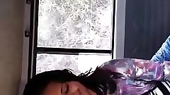 Indian cute student girl sucking dick in car - indianhiddencams.com