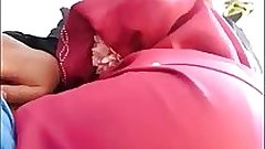 Hijabi indian wife sucking n fucking doggy style with audio