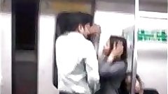 Desperate lovers in delhi metro kiss n boob press wid audio - fuckmyindiangf.com